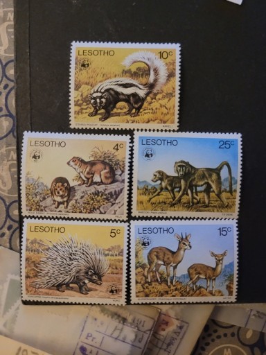 Zdjęcie oferty: Lesotho 1977r - zwierzęta
