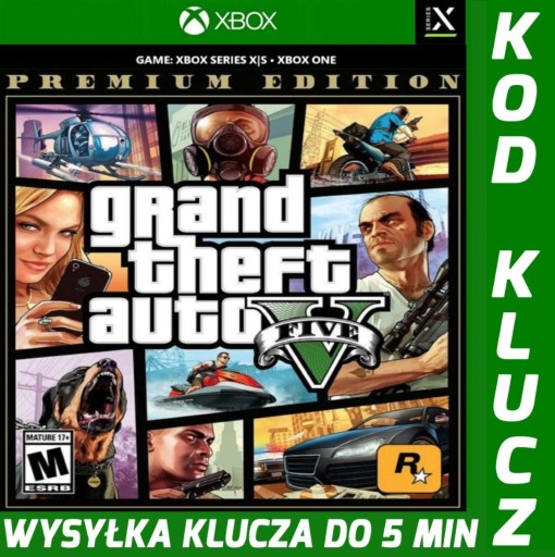 Zdjęcie oferty: GRAND THEFT AUTO V GTA 5 PL Xbox PREMIUM KLUCZ