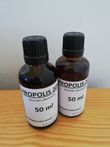 Zdjęcie oferty: Propolis ekstrakt alkoholowy 20% kroplomierz