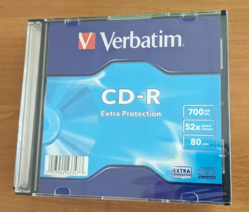 Zdjęcie oferty: płyta cd-r verbatim pudełko