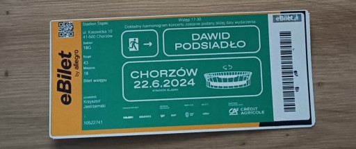 Zdjęcie oferty: Dawid Podsiadło Chorzów 22.06.2024 Trybuna