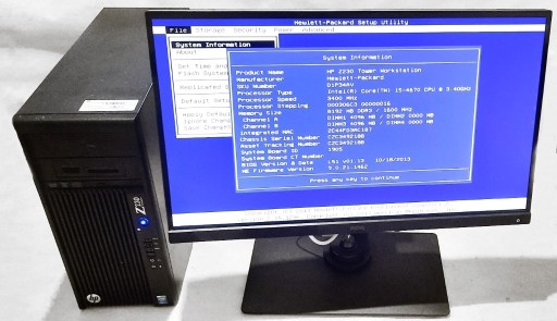 Zdjęcie oferty: Stacja robocza HP Z230 Tower i5 4670 3.4GHz 8GB DDR3 Samsung 128GB SSD