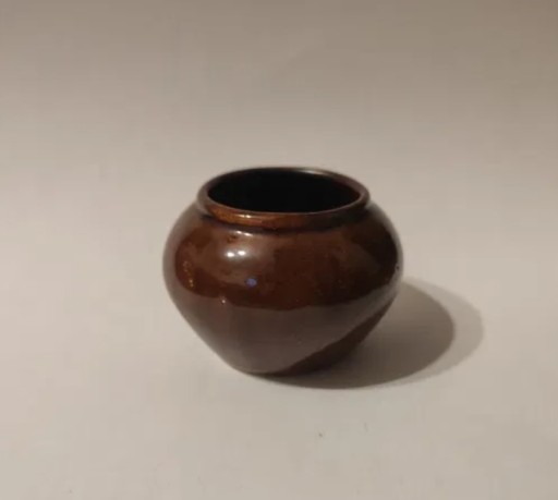 Zdjęcie oferty: Naczynie gliniane pękate wazonik ceramika PRL