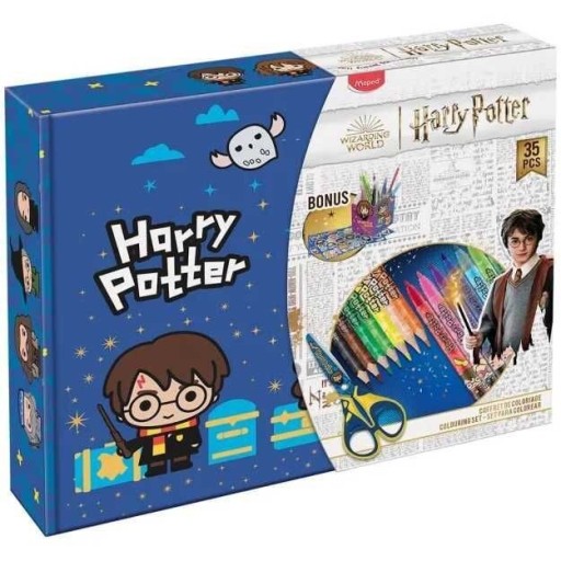 Zdjęcie oferty: Harry Potter Zestaw do kolorowania 35 elementów