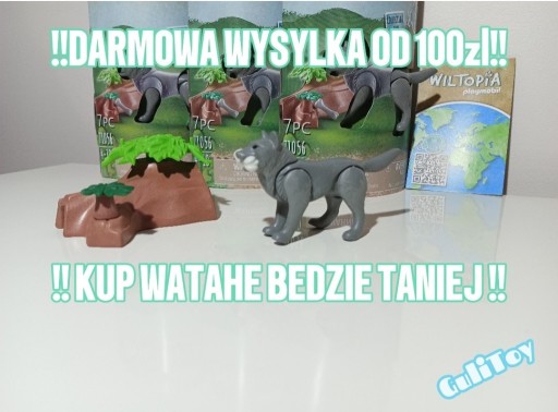 Zdjęcie oferty: 71056 Figurka Wilka PlayMobil Wiltopia 