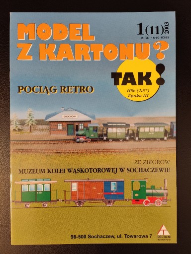 Zdjęcie oferty: DELTA-te - Pociąg retro - parowóz + 4 wagony