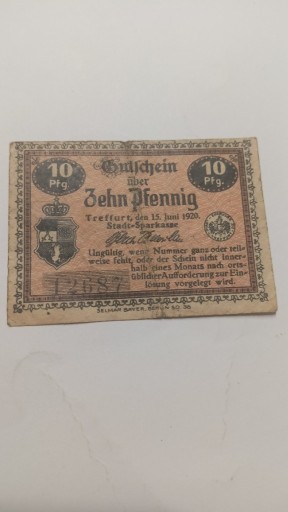 Zdjęcie oferty: 10 Pfennig 1920 rok Niemcy 