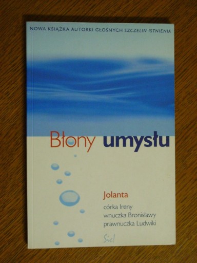 Zdjęcie oferty: Jolanta Brach-Czaina, Błony umysłu