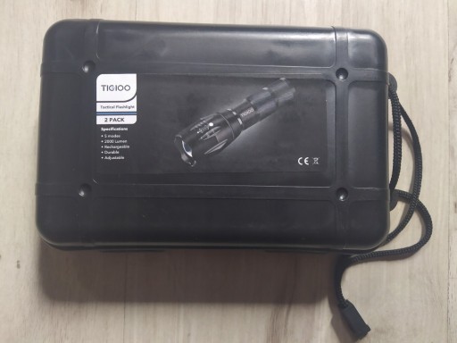 Zdjęcie oferty: Wodoodporne latarki z akumulatorem TIGIOO zestaw