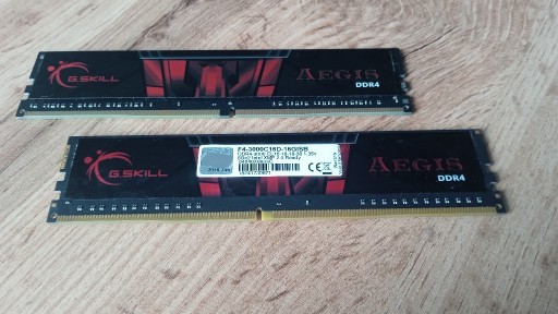 Zdjęcie oferty: PAMIĘĆ RAM DDR4 GSKILL AEGIS 16GB 2x8gb 3000Mhz 