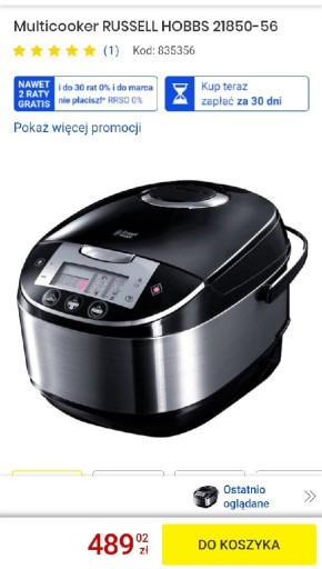 Zdjęcie oferty: Multicooker Russell