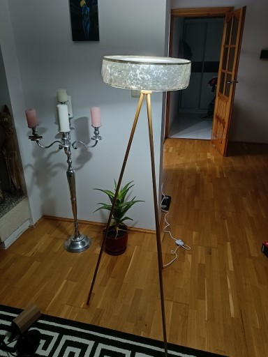 Zdjęcie oferty: Lampa Stojąca + abażur  do salonu IBIZA Lysne