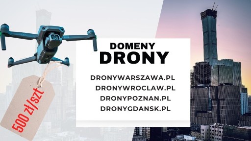 Zdjęcie oferty: Sprzedam domeny pod sklep i usługi z dronami