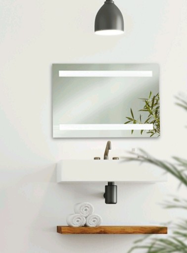 Zdjęcie oferty: Lustro łazienkowe z oświetleniem 60x45 cm
