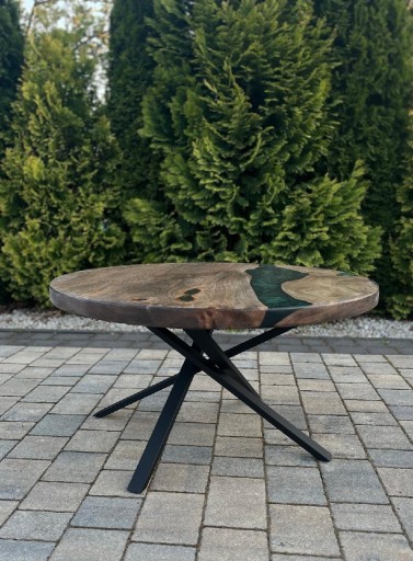 Zdjęcie oferty: Stół okrągły ława stolik kawowy żywica  loft drzew