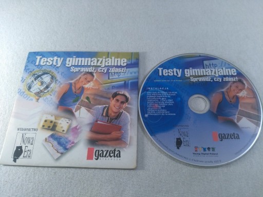 Zdjęcie oferty: Testy Gimnazjalne Płyta CD Multimedialne