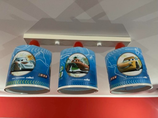 Zdjęcie oferty: Żyrandol lampa Zygzak Mcqueen auta cars disney