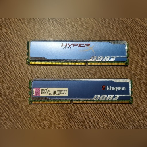 Zdjęcie oferty: Pamięć RAM 2x2GB Kingston HyperX blu