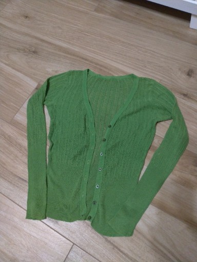 Zdjęcie oferty: Sweterek rozpinany zielony 