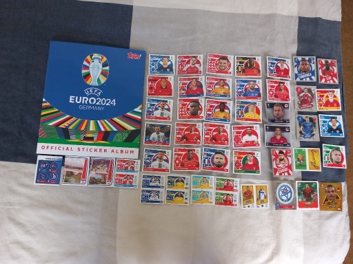 Zdjęcie oferty: Pusty Album Topps EURO 2024 Niemcy + 51 naklejek