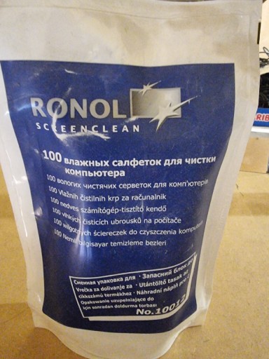 Zdjęcie oferty: Ściereczki do czyszczenia komputera RONOL