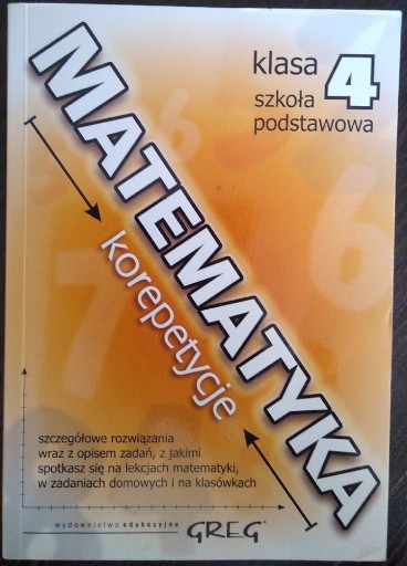 Zdjęcie oferty: MATEMATYKA korepetycje, klasa 4, SP