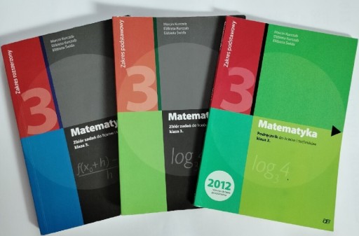 Zdjęcie oferty: Matematyka 3 podręcznik i zbiór zadań roz. i pods.