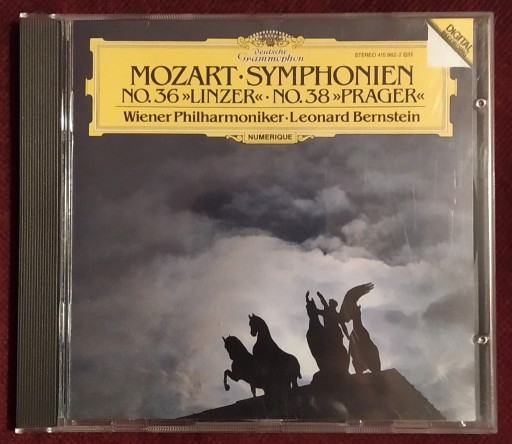 Zdjęcie oferty: CD *Mozart* Symphonien Linzer, Prager Bernstein 