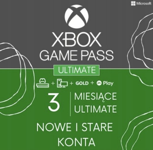 Zdjęcie oferty: SUBSKRYPCJA XBOX GAME PASS ULTIMATE 90 DNI - 3 MIESIĄCE