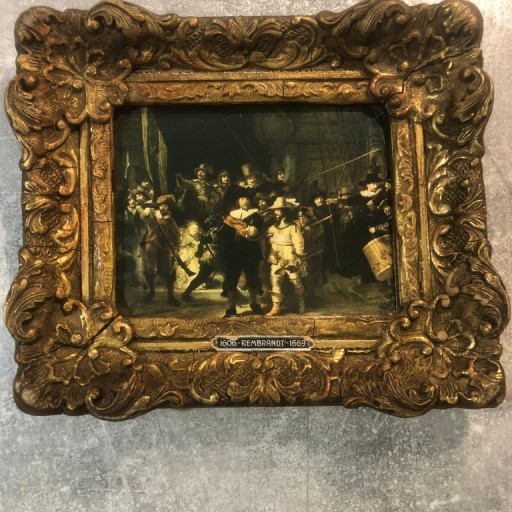 Zdjęcie oferty: Reprodukcje Rembrandta Obrazy w złotych ramach