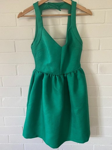 Zdjęcie oferty: sukienka koktajlowa Zara zielona rozm 36 S 34  