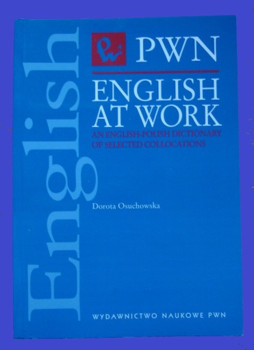 Zdjęcie oferty: English At Work Collocations Eng-Pol Słownik