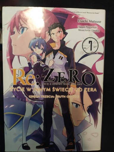 Zdjęcie oferty: Re:Zero życie w innym świecie od zera tom 7