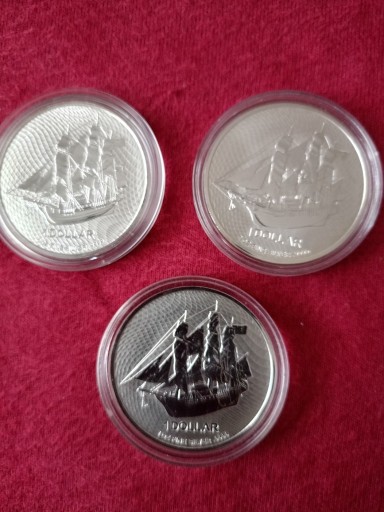 Zdjęcie oferty: Bounty 3 srebrne monety rok 2020.2022.2023