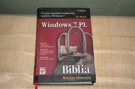 Zdjęcie oferty: Windows 7 PL. Biblia Jim Boyce