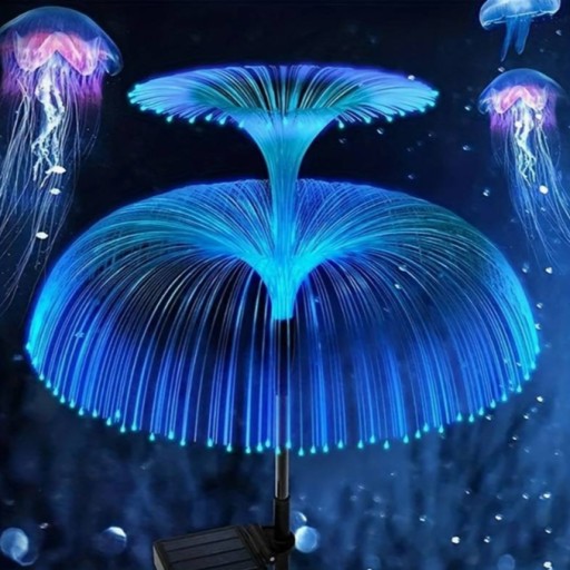 Zdjęcie oferty: Lampa solarna Meduza JellyFish 2 warstwy LED Multi