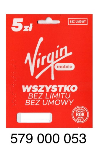 Zdjęcie oferty: 579 000 053 VIRGIN ŁATWY ZŁOTY NUMER STARTER FV 