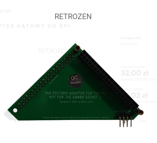 Zdjęcie oferty: RELOCATOR DLA RPi ( PISTORM AMIGA 500/500+