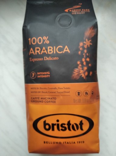 Zdjęcie oferty: Bristot Espresso Delicato 100% Arabica 250 g