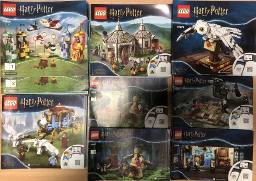 Zdjęcie oferty: LEGO HARRY POTTER losowe instrukcje 1kg