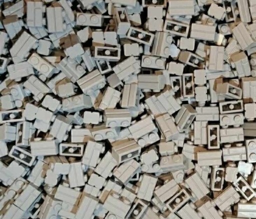 Zdjęcie oferty: klocki LEGO Cegły Cegiełki 100szt jasno-szare