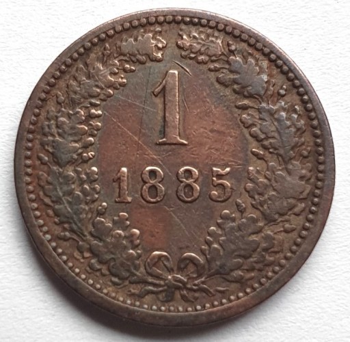 Zdjęcie oferty: 1 KRAJCAR 1885  AUSTRIA