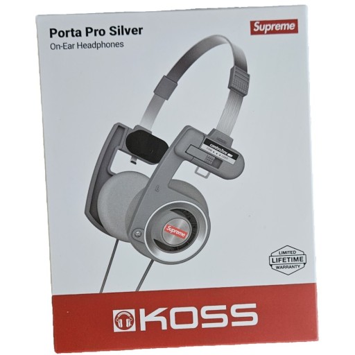 Supreme Koss Portapro Headphones シルバー Supreme / Koss Porta Pro – Koss Stereophones
