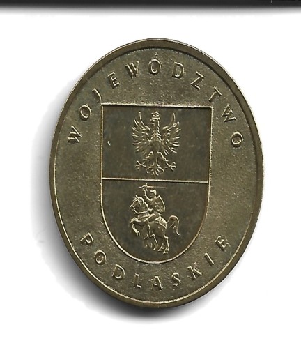 Zdjęcie oferty: 2 zł. Woj.  PODLASKIE - MENNICZA  2004 r.NG.213.