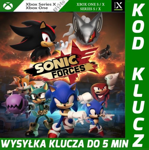Zdjęcie oferty: SONIC FORCES XBOX ONE I SERIES KLUCZ