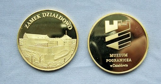 Zdjęcie oferty: Medal Złota Polska - Zamek Działdowo