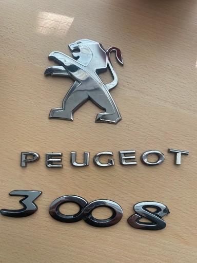 Zdjęcie oferty: Znaczek, Emblemat klapa tył Peugeot 3008 ORYGINAŁ