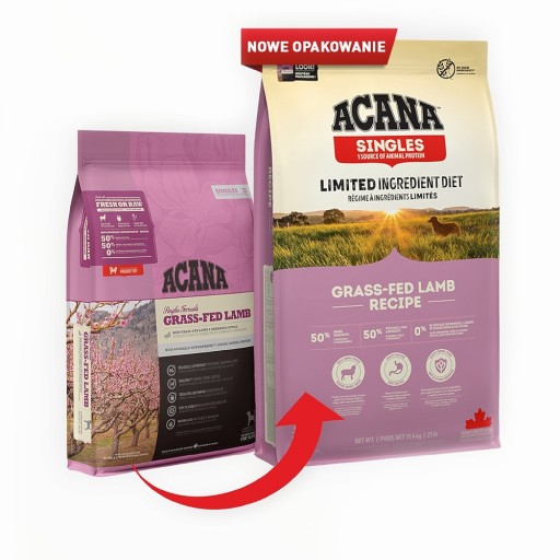 Zdjęcie oferty: ACANA SINGLES Grass-Fed Lamb 17 kg