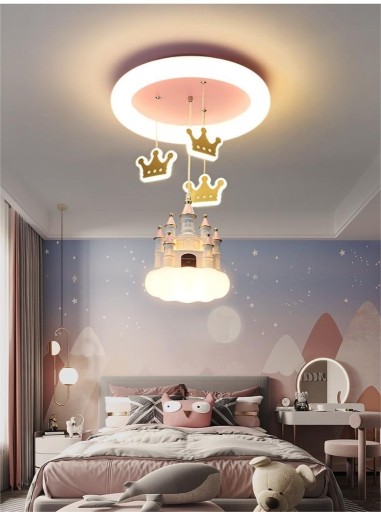 Zdjęcie oferty: Lampa sufitowa Zamek dziecięca Montaż gratis!*