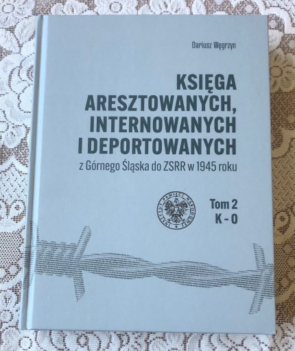 Zdjęcie oferty: Księga aresztowanych, internowanych i deportowan.